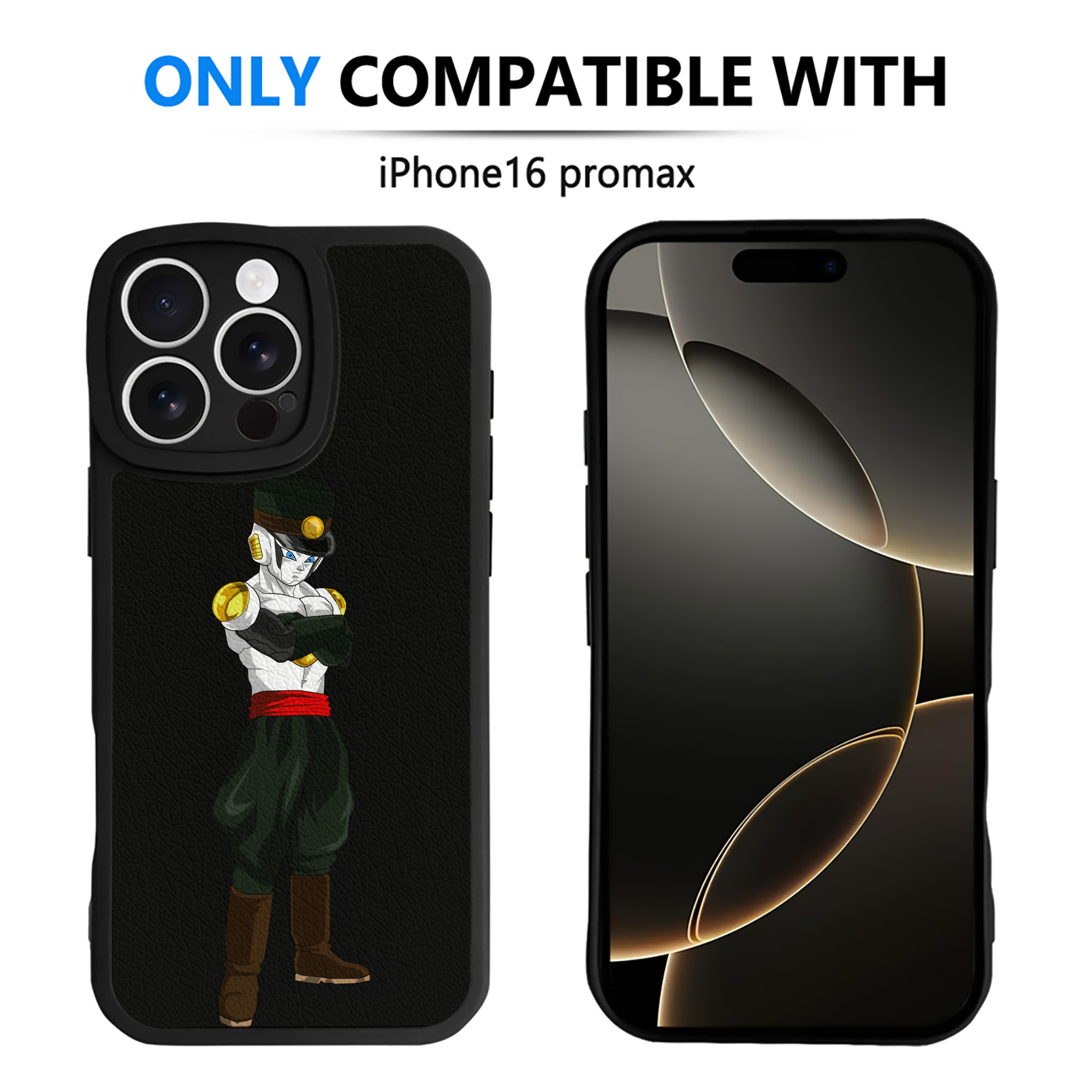 （画像用） ドラゴンボール DRAGON BALL 【iPhone 16シリーズ対応】シリコンスマホケース（レザー調） 材質：シリコン